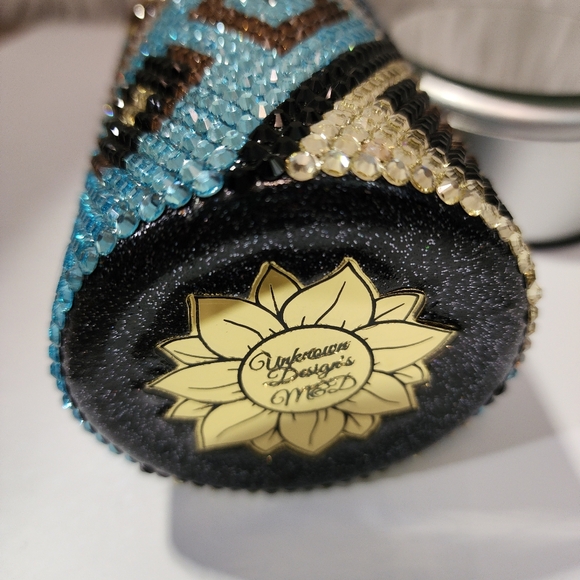 BRAND NEW DOUBLE WALL STAINLESS STEEL RHINESTONE TRAVEL TUMBER 20oz - Picture 7 of 7